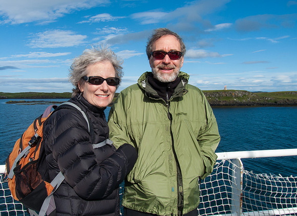 On ferry to Flatey Island