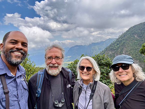 Edwin took this farewell photo near Bogota on our final morning in Colombia. It was a great trip!