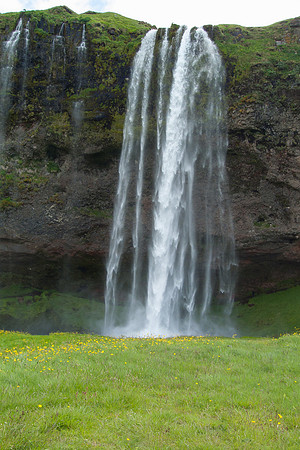 Seljalandsfoss waterfall in South Iceland