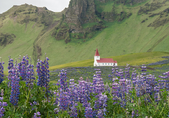Church near Vík, the southernmost village in Iceland