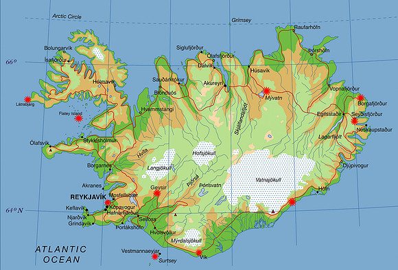 Tours of Iceland  -  2014 and 2016