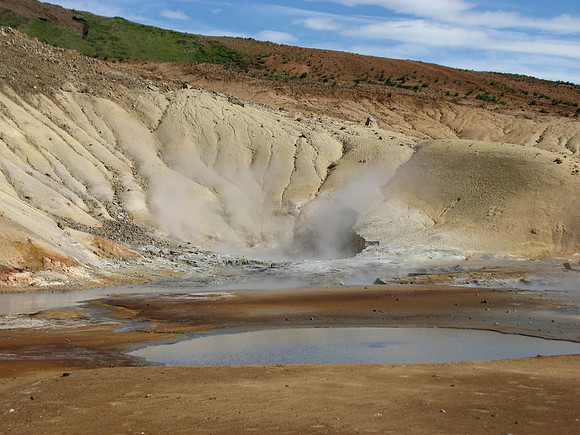 Krýsuvík geothermal area southwest of Reykjavík
