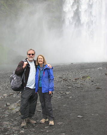 At base of Skógafoss
