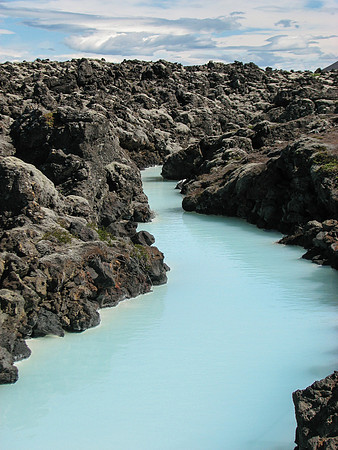 Outside the Blue Lagoon Geothermal Spa