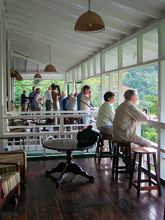 Verandah at Asa Wright Nature Centre, Trinidad