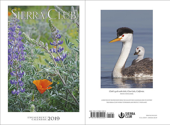 Sierra Club Engagement Calendar, back cover 2019