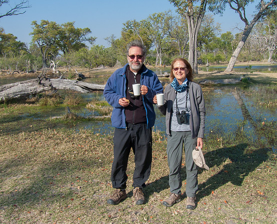 Morning tea break at Paradise Pools