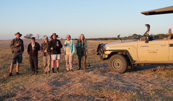 Back on land to begin our mobile safari in northeastern Botswana with Grant Reed