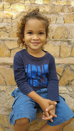 Our friend Kai, son of the owners of Crooked Tree Lodge