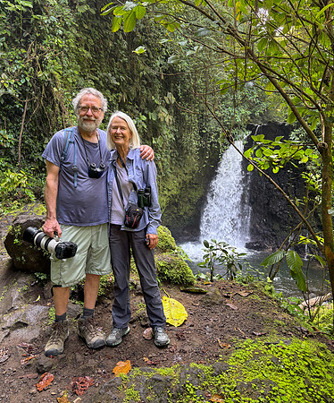 On a hike at Arenal Observatory Lodge