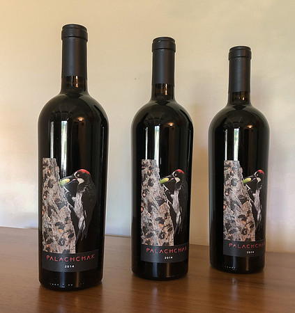 Zinfandel label with Acorn Woodpecker