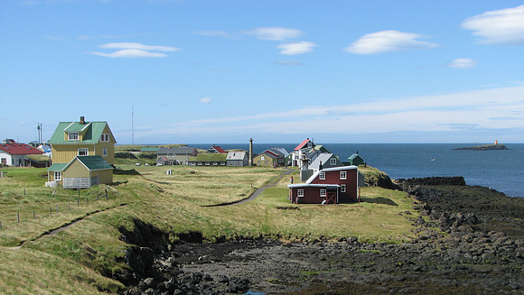 "Downtown" Flatey Island