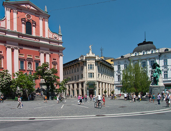 Ljubljana, the capital of Slovenia